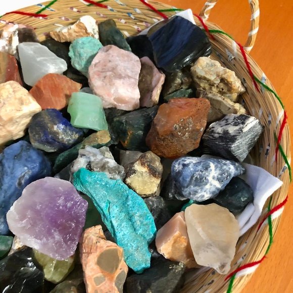 ☽ Huge Lot of 4 LB Garden Fairy Crystal Lot Mix ☾ - Picture 4 of 5